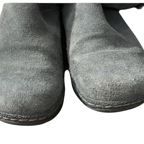 G.H.BASS Womens Wanda Winter Boots Gray Suede Fur Lined SZ 7.5 M Zipper Comfort - Picture 7 of 12
